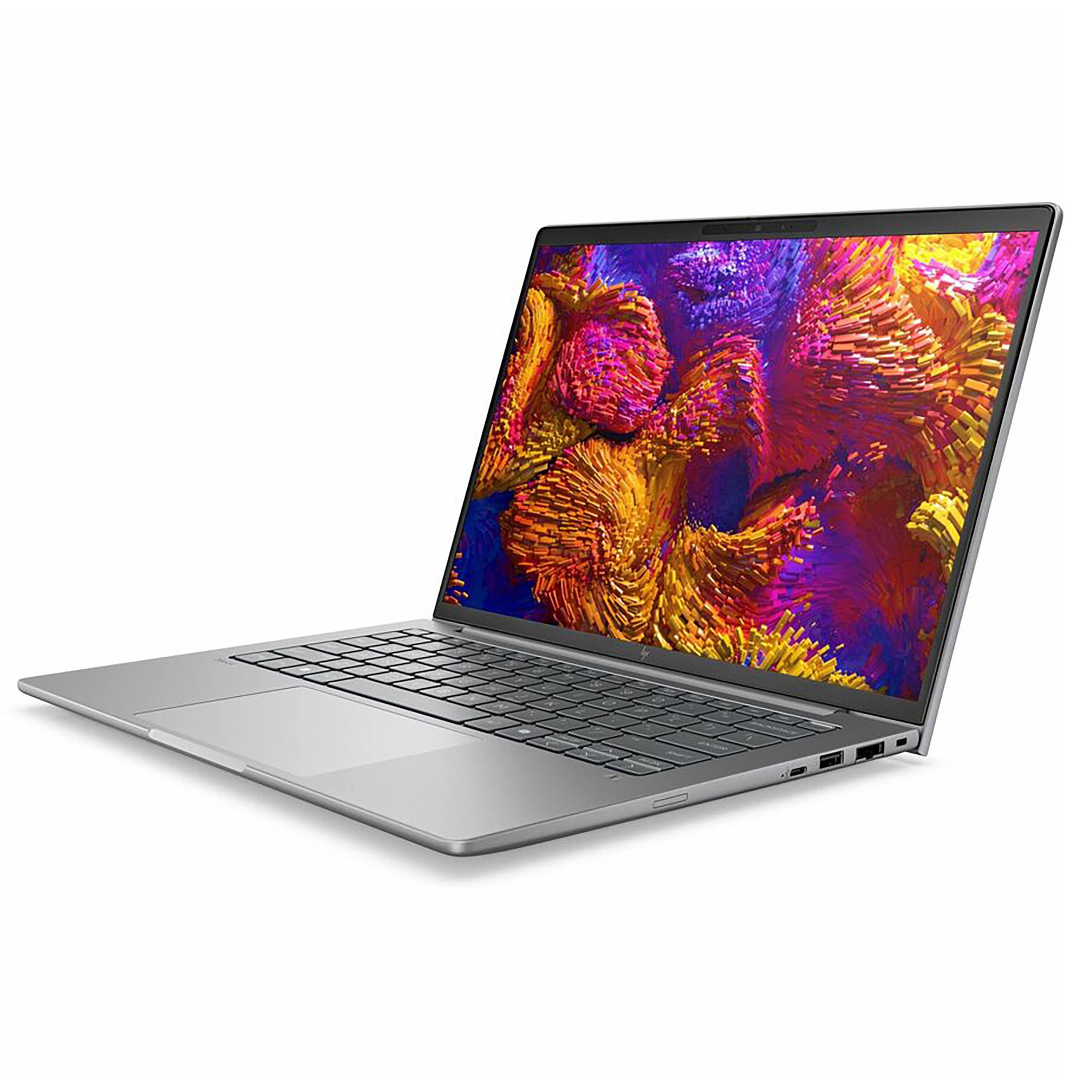 Left. HP - ZBook 14" Laptop - AMD Ryzen AI 7 PRO 350 with 32GB Memory - 512GB SSD - Meteor Silver.