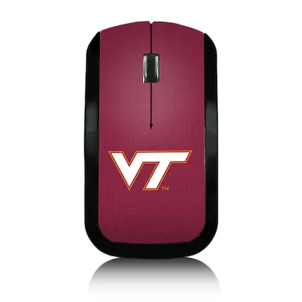 Front. Keyscaper - Virginia Tech Hokies Solid Design Wireless Mouse - Multicolor.