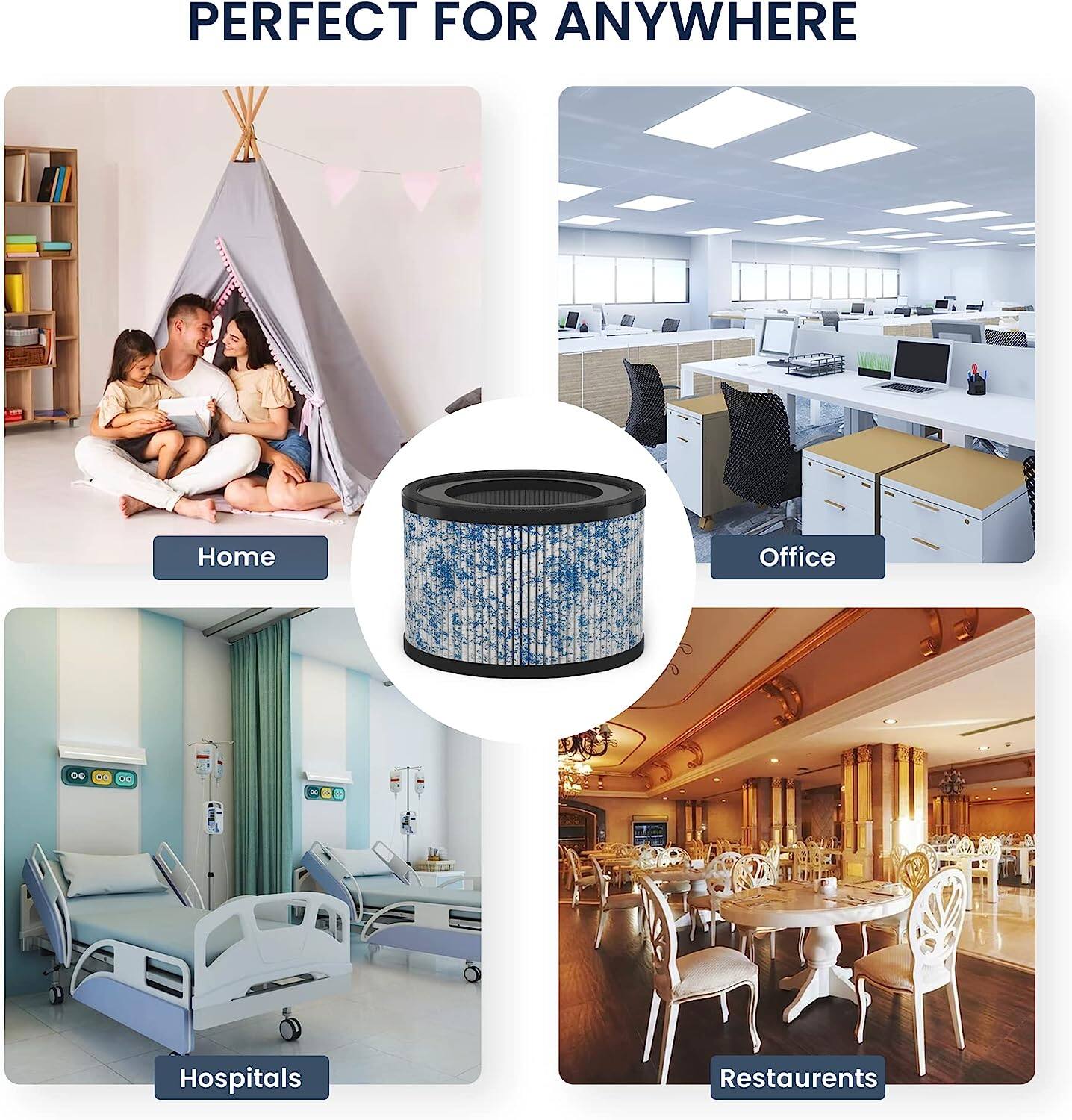 PERFECT FOR ANYWHERE

Home  
Office  
Hospitals  
Restaurants
