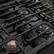 Alt View 9. ZLINE - 48 in. Wide 8 Burner Paramount Gas Range with Dual Ovens (PSGRB-48) - Black Stainless Steel.