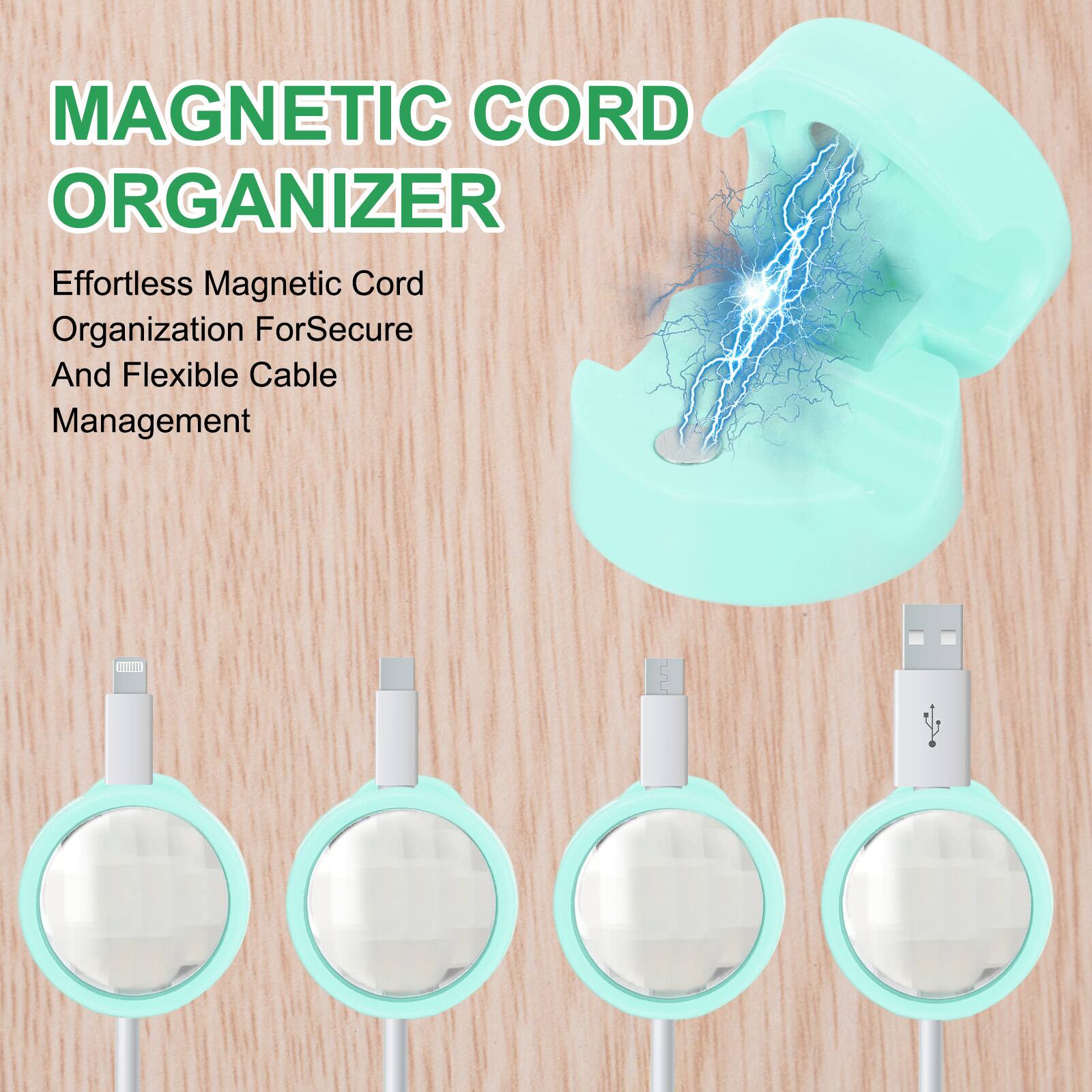 MAGNETIC CORD ORGANIZER

Effortless Magnetic Cord Organization For Secure And Flexible Cable Management