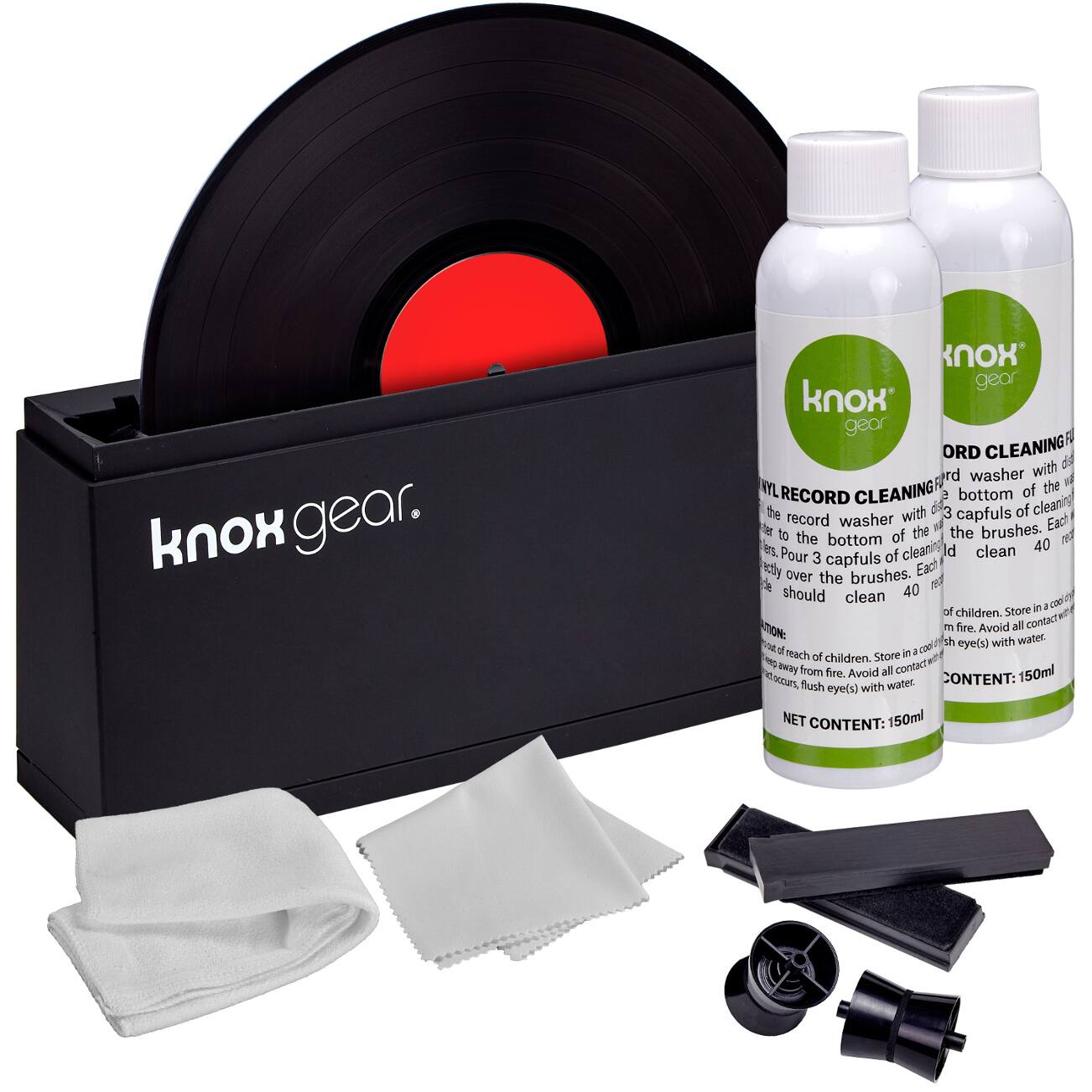 Knox Gear

NYL RECORD CLEANING FLUID

Pour 3 capfuls of cleaning fluid to the bottom of the record washer with the brushes. Each should clean 40 records. Store in a cool, dry place. Keep out of reach of children. Store in a cool, dry place. Avoid all contact with skin, flush eyes with water if contact occurs. Avoid all contact with eyes. Flush eyes with water if contact occurs.

NET CONTENT: 150ml