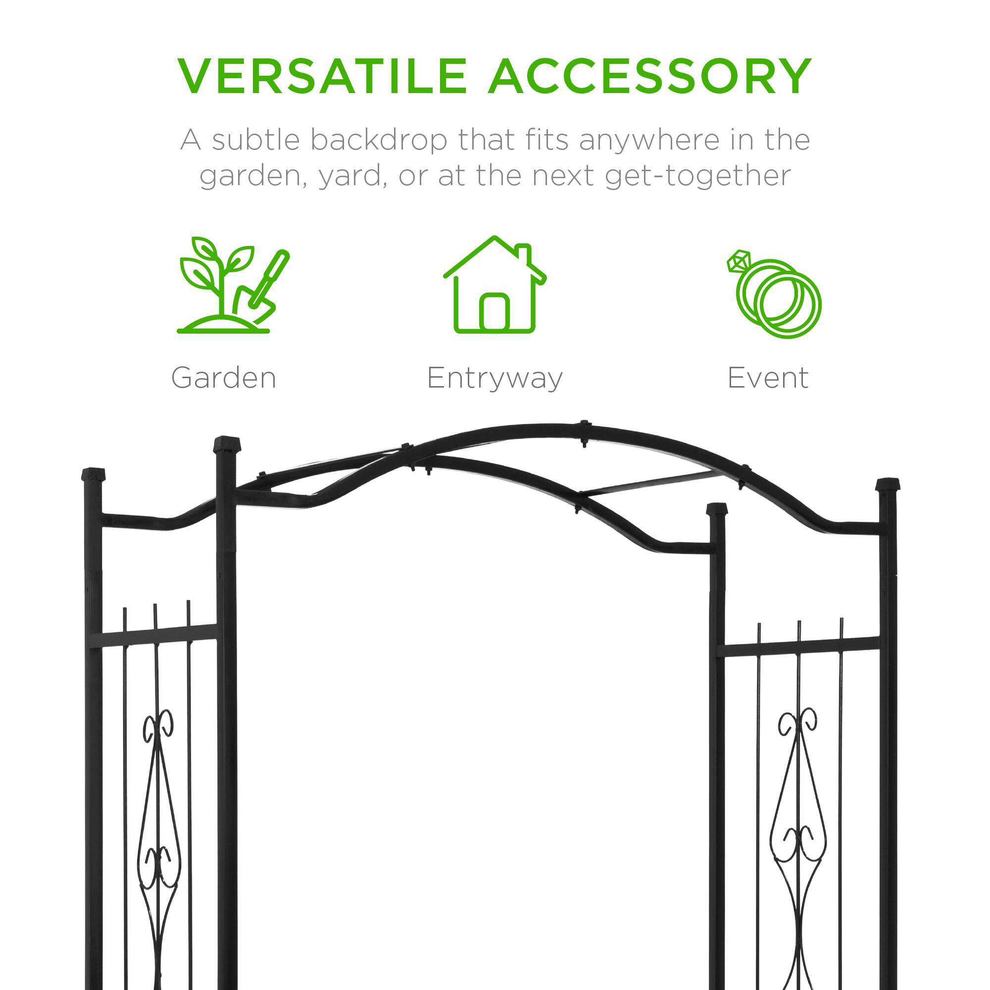 VERSATILE ACCESSORY

A subtle backdrop that fits anywhere in the garden, yard, or at the next get-together

Garden  
Entryway  
Event