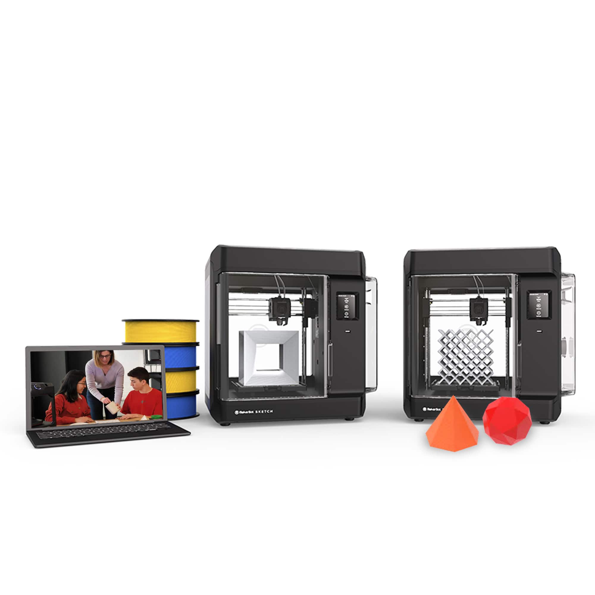MakerBot - Sketch Classroom 2 Printer Setup with Lesson Plans and Software for Teachers and Students (Black)