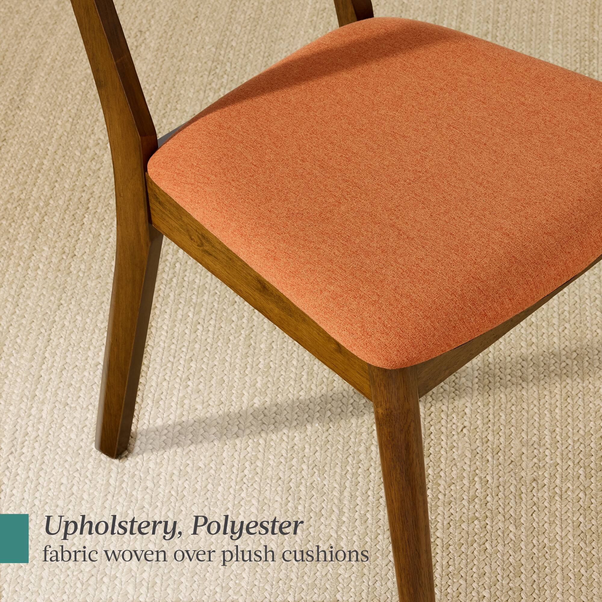 Upholstery, Polyester fabric woven over plush cushions