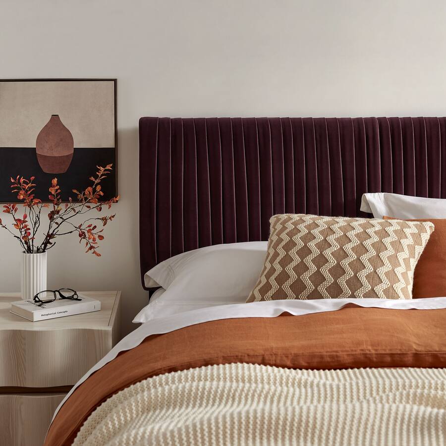 Eloise Upholstered Headboard by Modway Mulberry MOD-7279-MUL - Best Buy