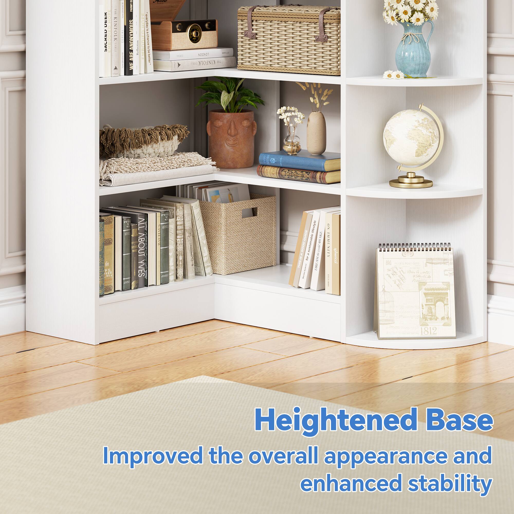 Heightened Base  
Improved the overall appearance and enhanced stability