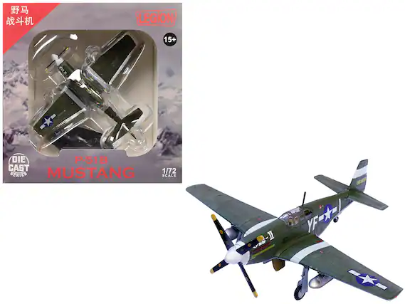 LEGION 15+
DIE CAST SERIES
P-51B MUSTANG
1/72 SCALE
YF