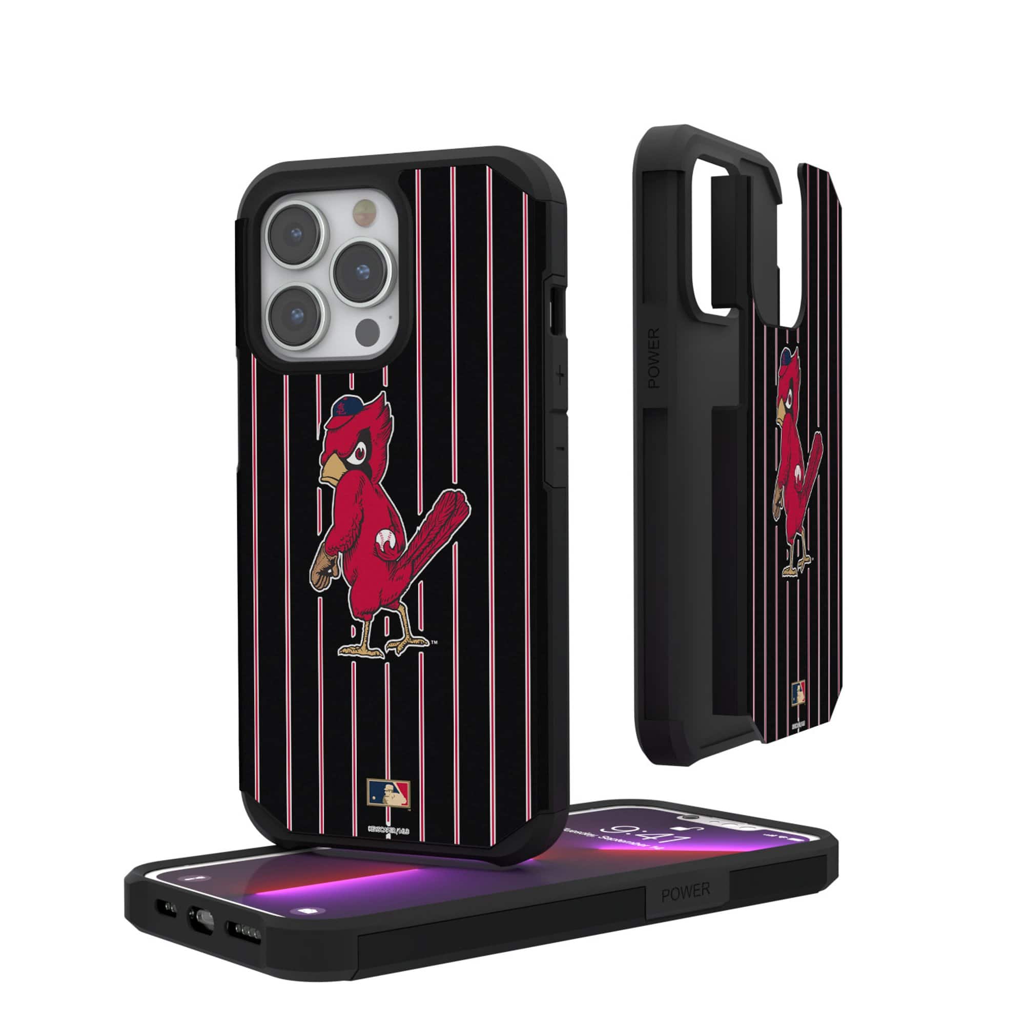 Keyscaper - MLB - St. Louis Cardinals - Black iPhone Pinstripe Cooperstown Design Rugged Case - 12 mini/13 mini - Multicolor price history on PriceWatchPro