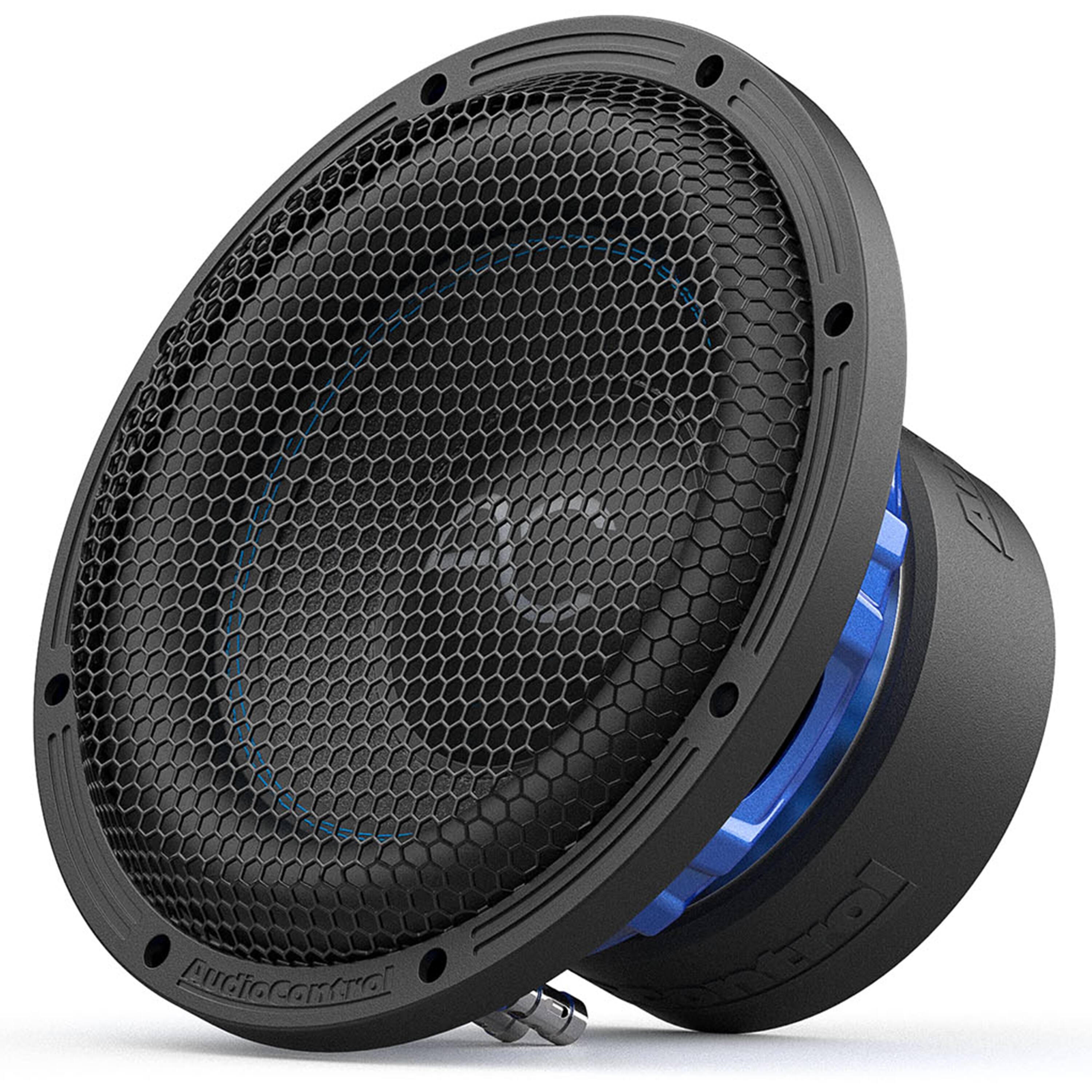 Alt View 15. AudioControl - Spike Series 10” Single-Voice-Coil 2-Ohm High-Performance Subwoofer - Black/Blue.