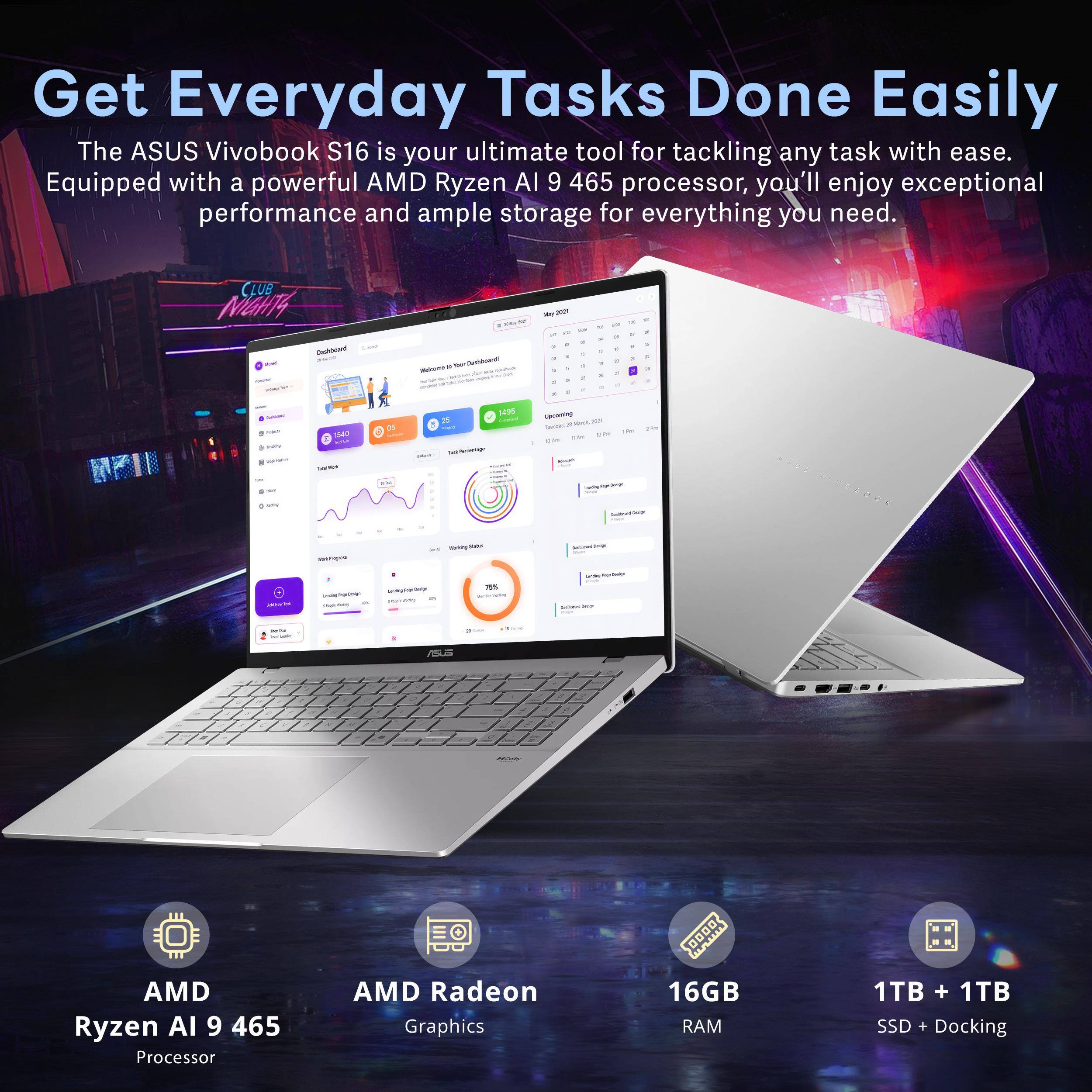 ASUS Upgraded Vivobook S16 16