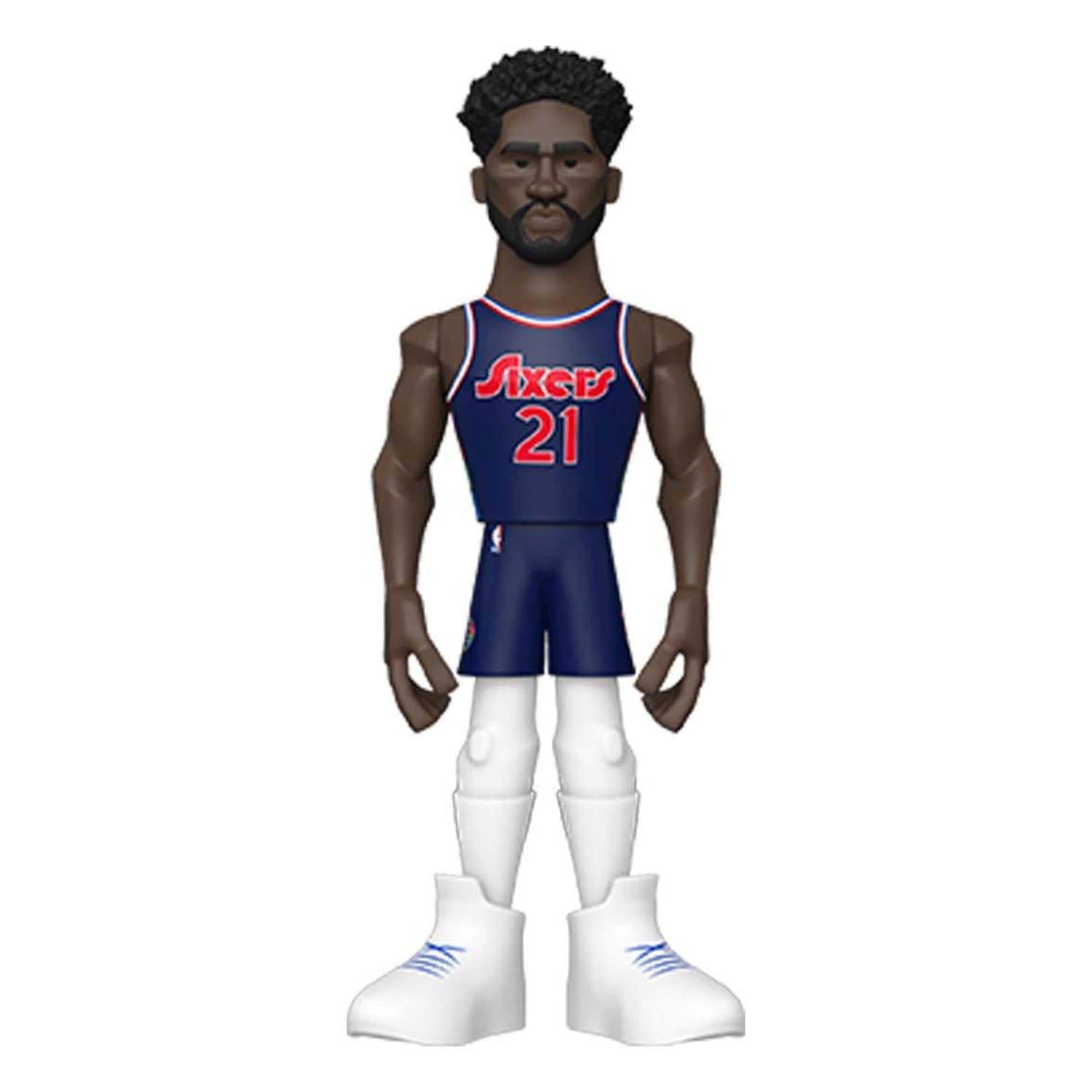 Philadelphia 76ers NBA Funko Gold 5 Inch Vinyl Figure | Joel Embiid CHASE - White price history on PriceWatchPro