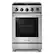 Front. Thor Kitchen - 24 Inch Freestanding Gas Range - Stainless Steel.