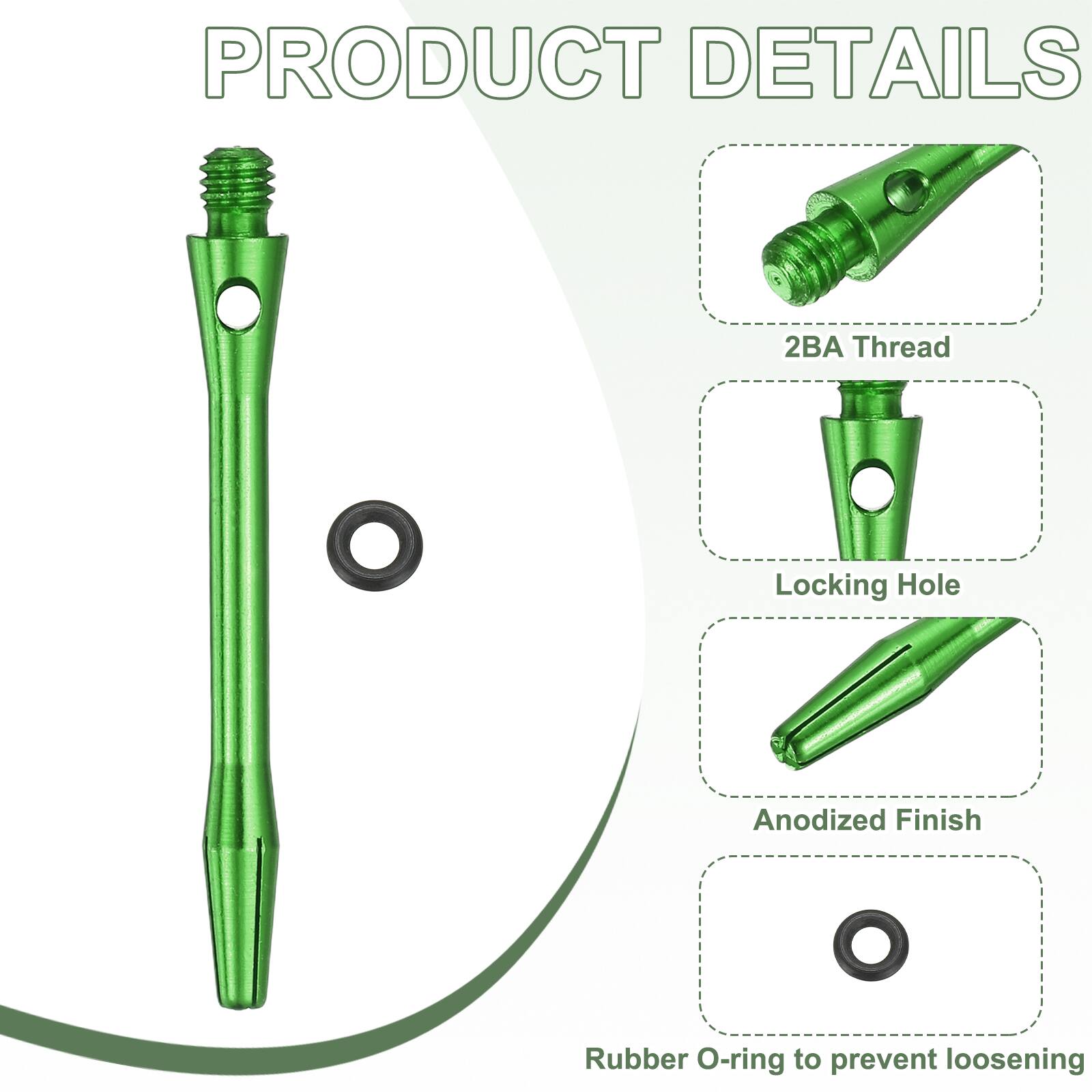 PRODUCT DETAILS

- 2BA Thread
- Locking Hole
- Anodized Finish
- Rubber O-ring to prevent loosening