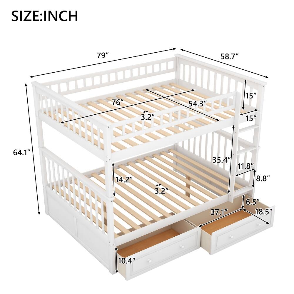 SIZE: INCH  
79" 58.7" 76" 54.3" 15" 3.2" 15" 64.1" 14.2" 3.2" 35.4" 11.8" 8.8" 6.5" 37.1" 18.5" 10.4"