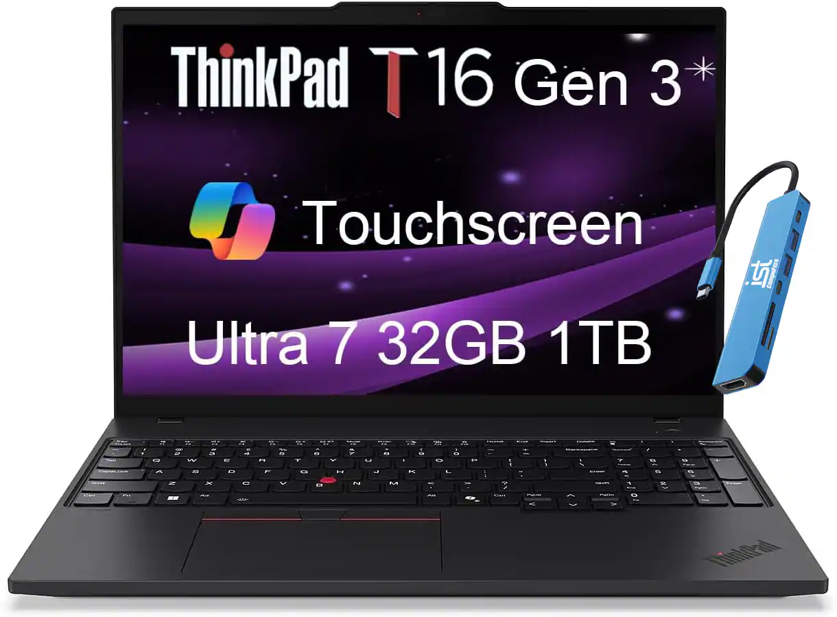 ThinkPad T16 Gen 3  
Touchscreen  
Ultra 7 32GB 1TB
