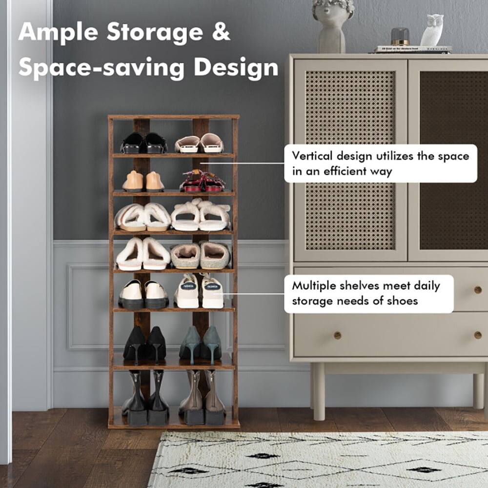 Ample Storage & Space-saving Design

Vertical design utilizes the space in an efficient way

Multiple shelves meet daily storage needs of shoes