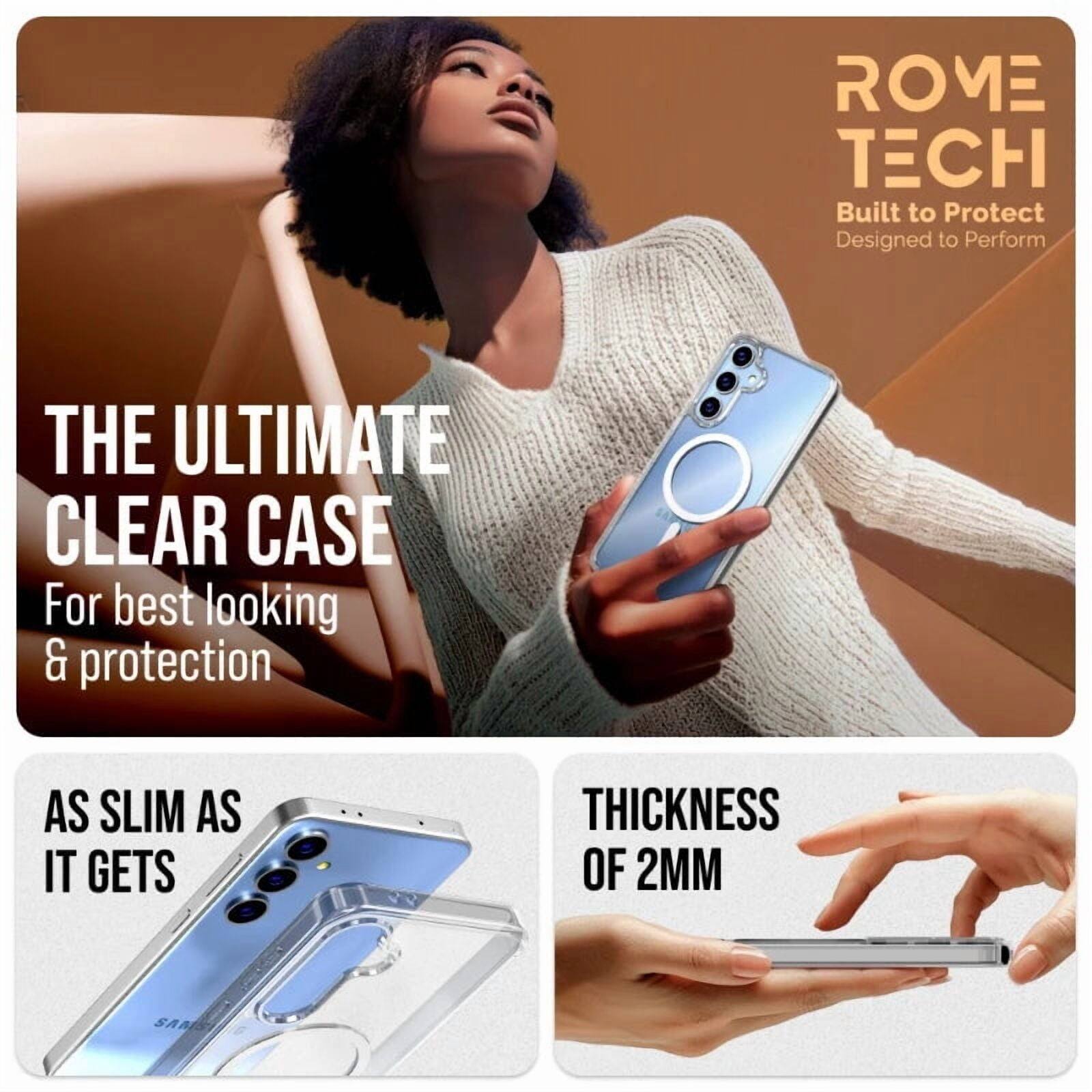 ROME TECH  
Built to Protect  
Designed to Perform  

THE ULTIMATE CLEAR CASE  
For best looking & protection  

AS SLIM AS IT GETS  

THICKNESS OF 2MM
