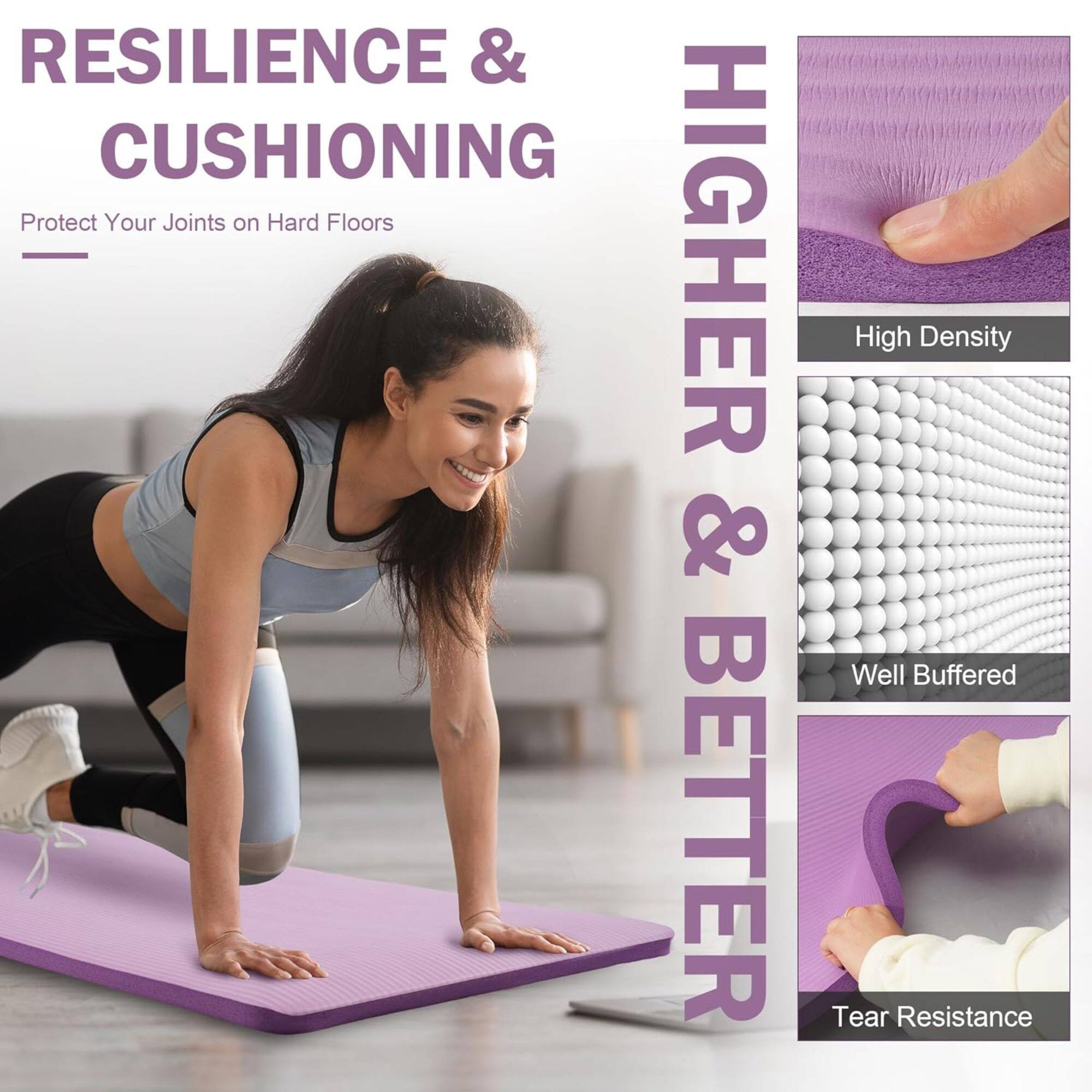 RESILIENCE & CUSHIONING  
Protect Your Joints on Hard Floors  

HIGHER & BETTER  
High Density  
Well Buffered  
Tear Resistance