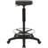 Front. WorkSmart - Pneumatic Drafting Chair - Black.