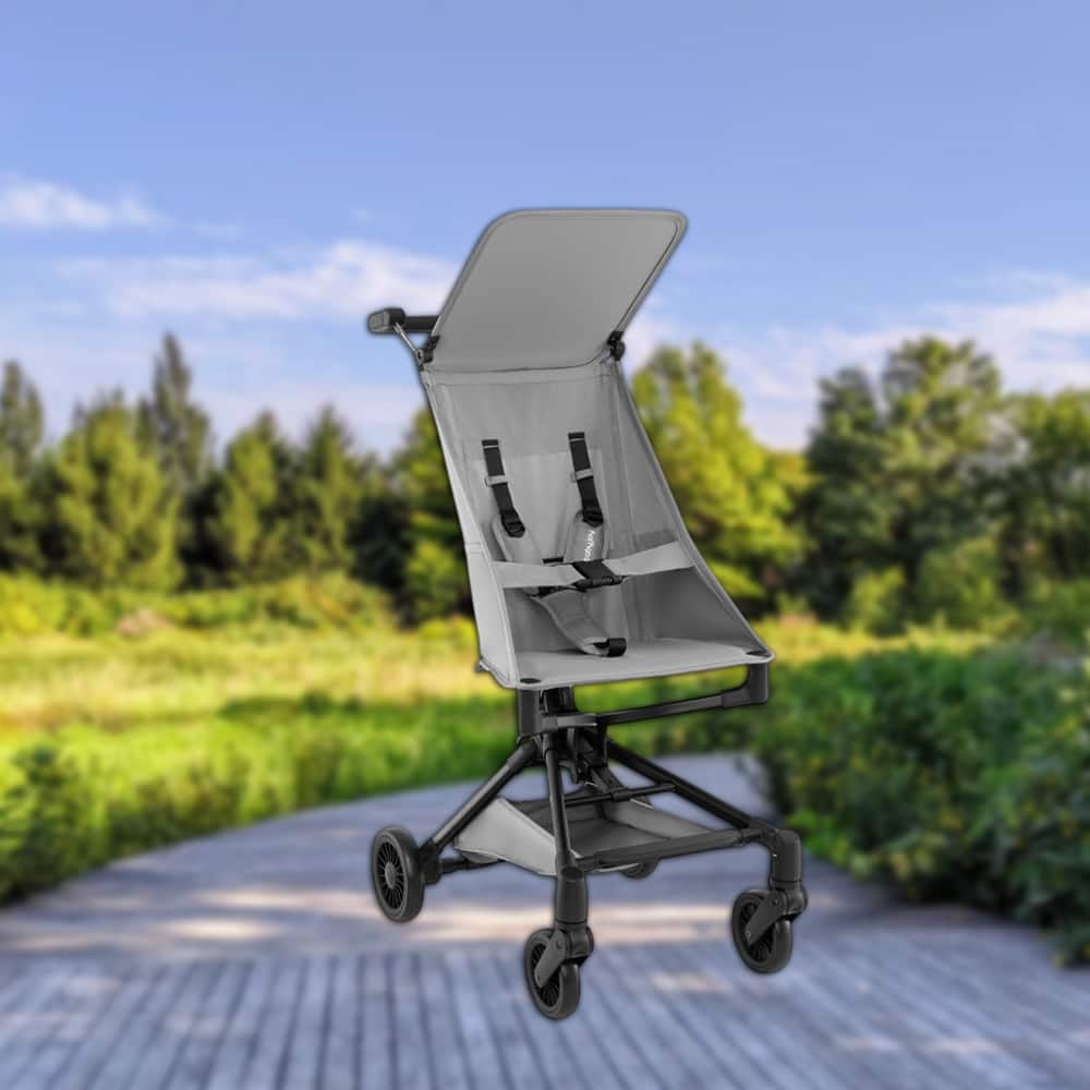 Hivvago - Ultra-Light Compact Travel Stroller for Airplane and Everyday Use - Gray
