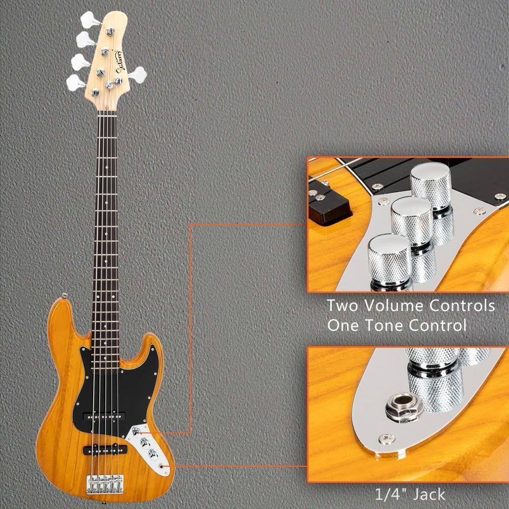 Two Volume Controls  
One Tone Control  
1/4" Jack