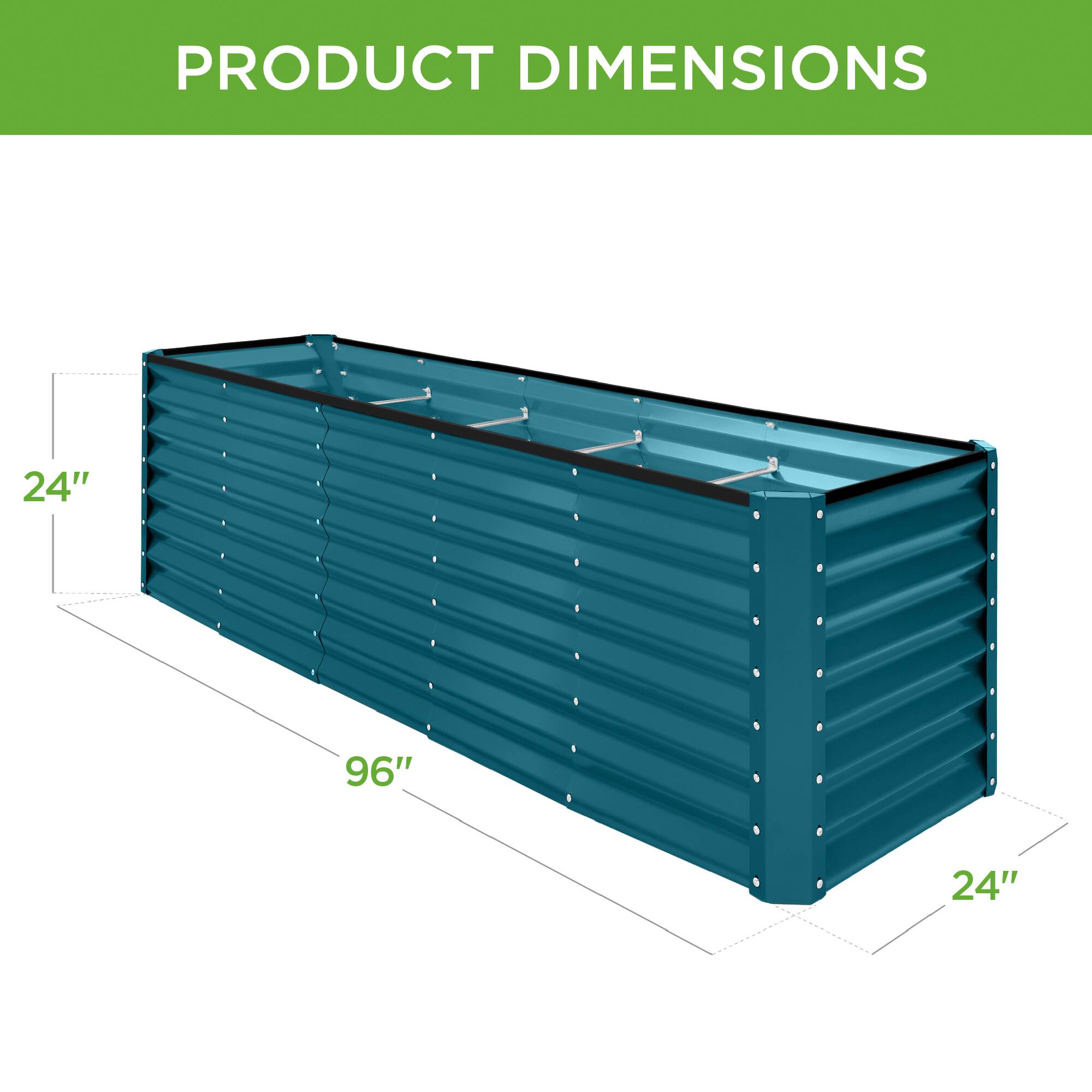 PRODUCT DIMENSIONS

24" x 96" x 24"