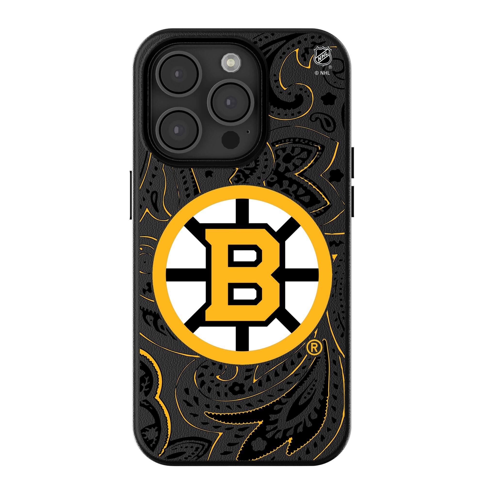 Keyscaper - NHL - Boston Bruins - Paisley iPhone Magnetic Bump Case - 15 Pro Max - Black price history on PriceWatchPro