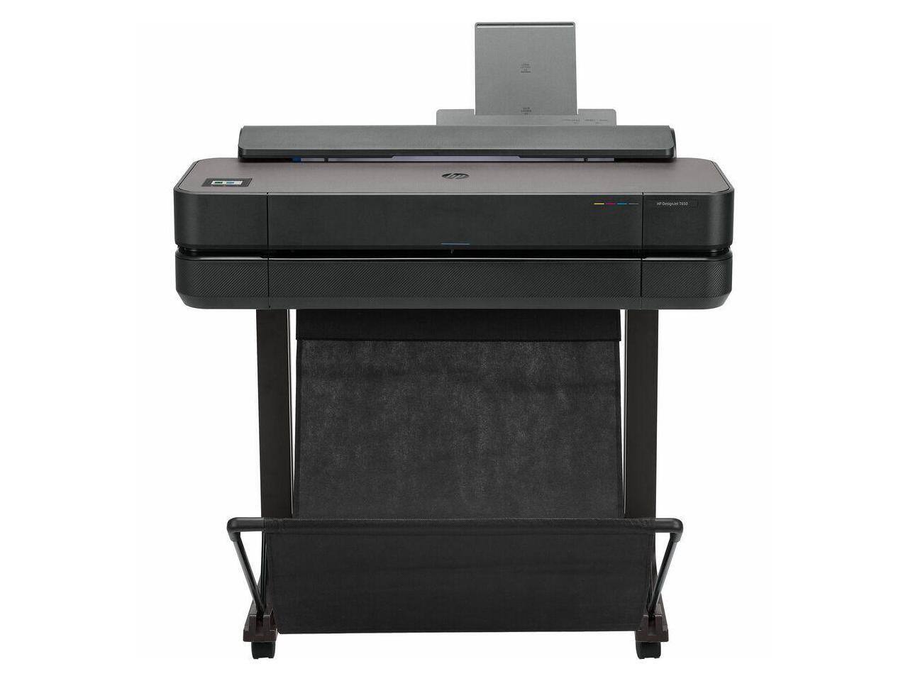 Alt View 4. HP - HP DesignJet T650 24-inch Large Format Plotter Printer w/ Auto Sheet Feeder, Stand & 2-Year Warranty (5HB08T).
