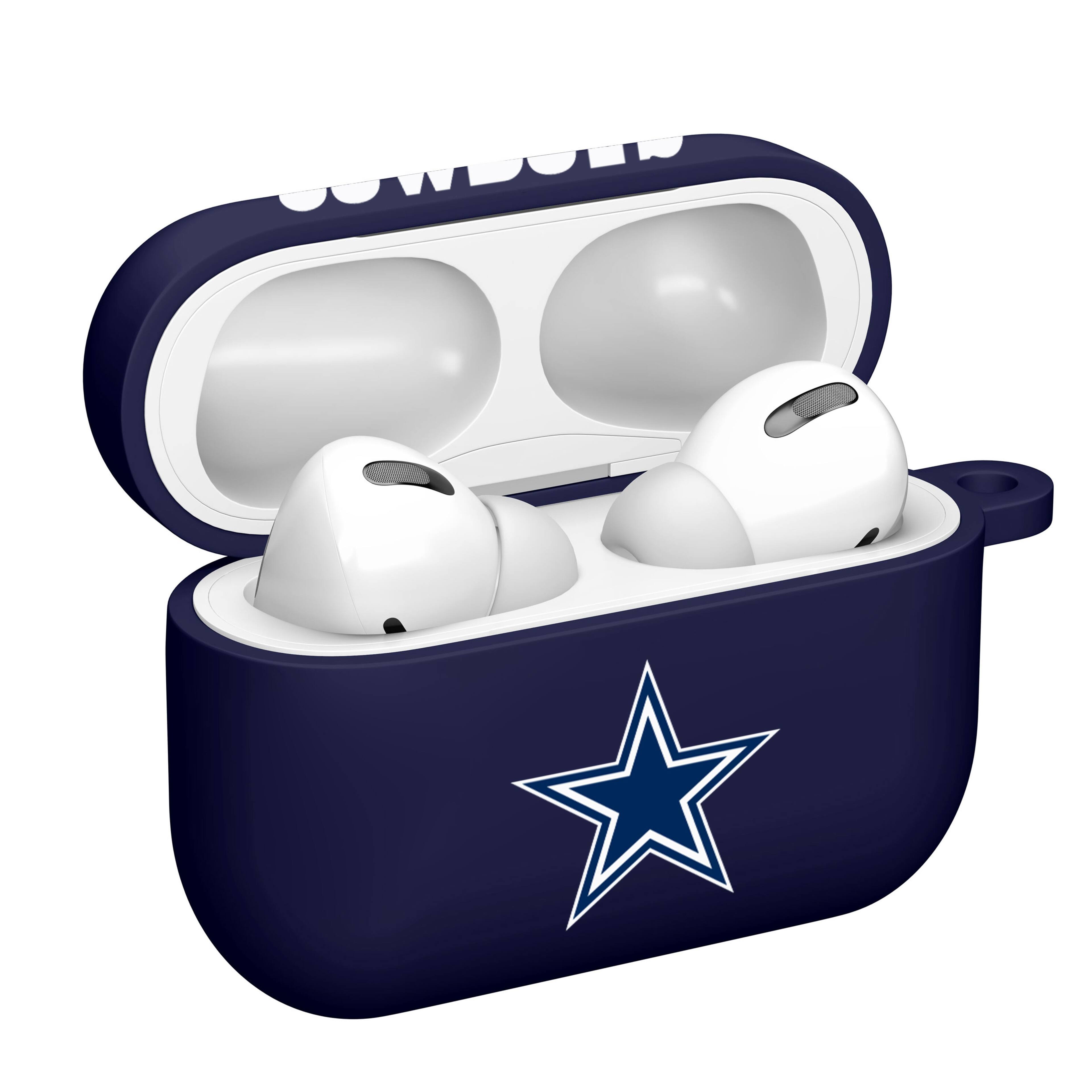 Alt View 1. Artinian - Dallas Cowboys AirPods Pro Silicone Case Cover - Navy.
