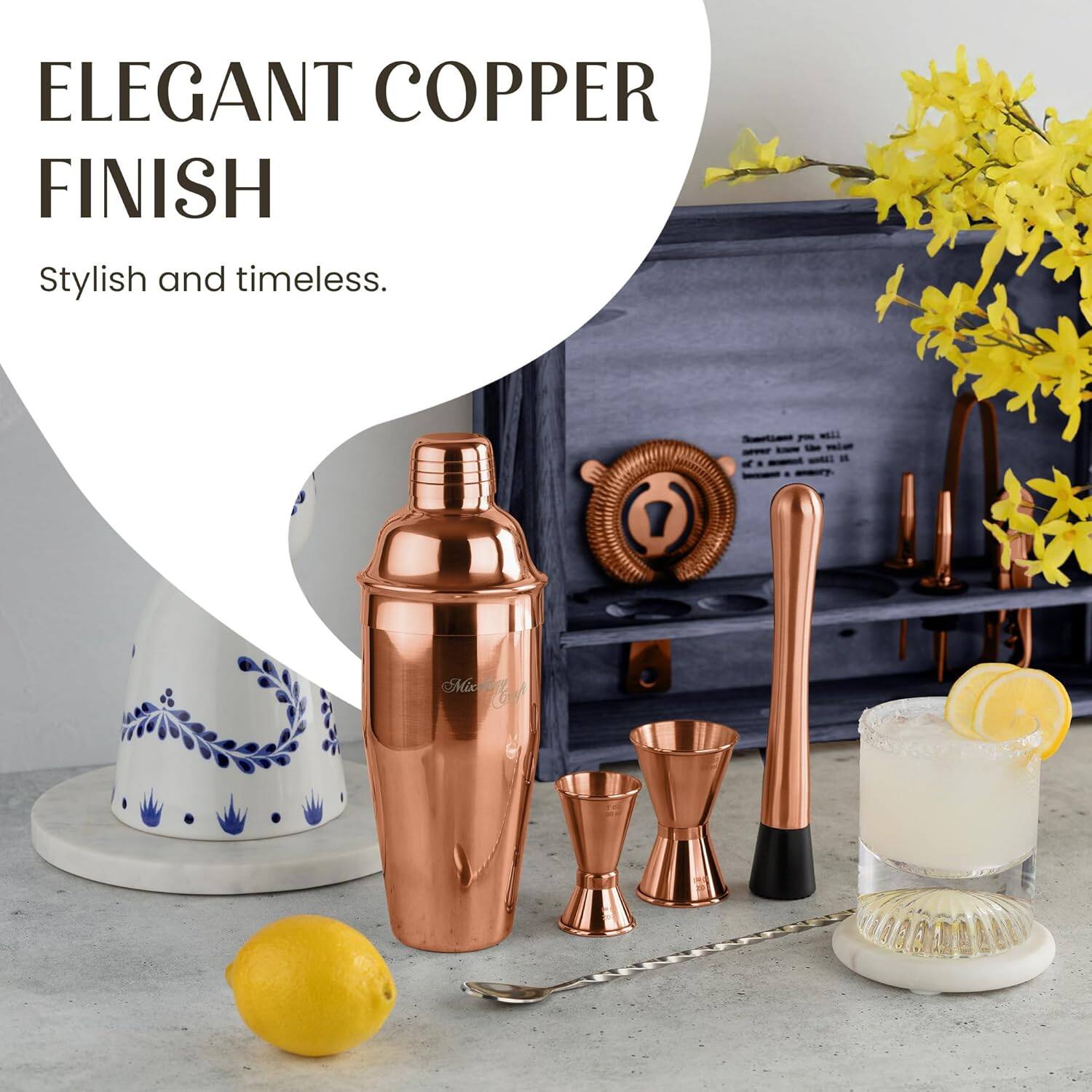 ELEGANT COPPER FINISH  
Stylish and timeless.