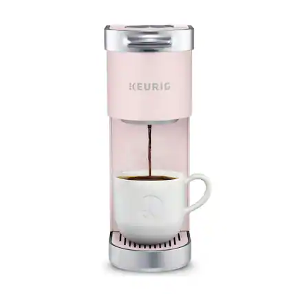 Front. Keurig - Keurig K-Mini Plus Single Serve Coffee Maker - Pink.