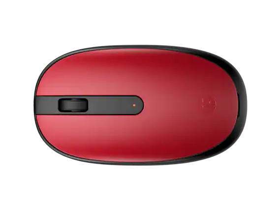Front. HP - HP 240 Empire Red Bluetooth Mouse - Sunset Red.