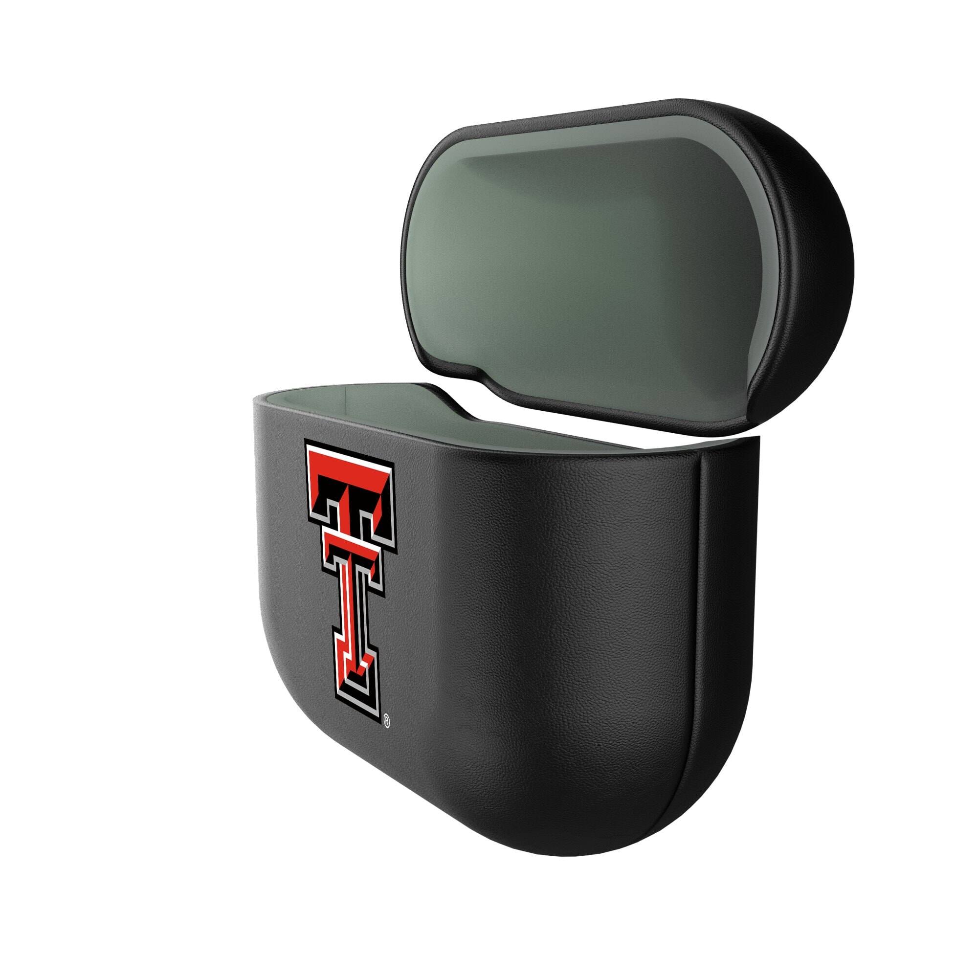 Alt View 1. Keyscaper - Texas Tech Red Raiders Texas Tech Red Raiders Insignia AirPods 4th Generation Case Cover - No Size - Black.