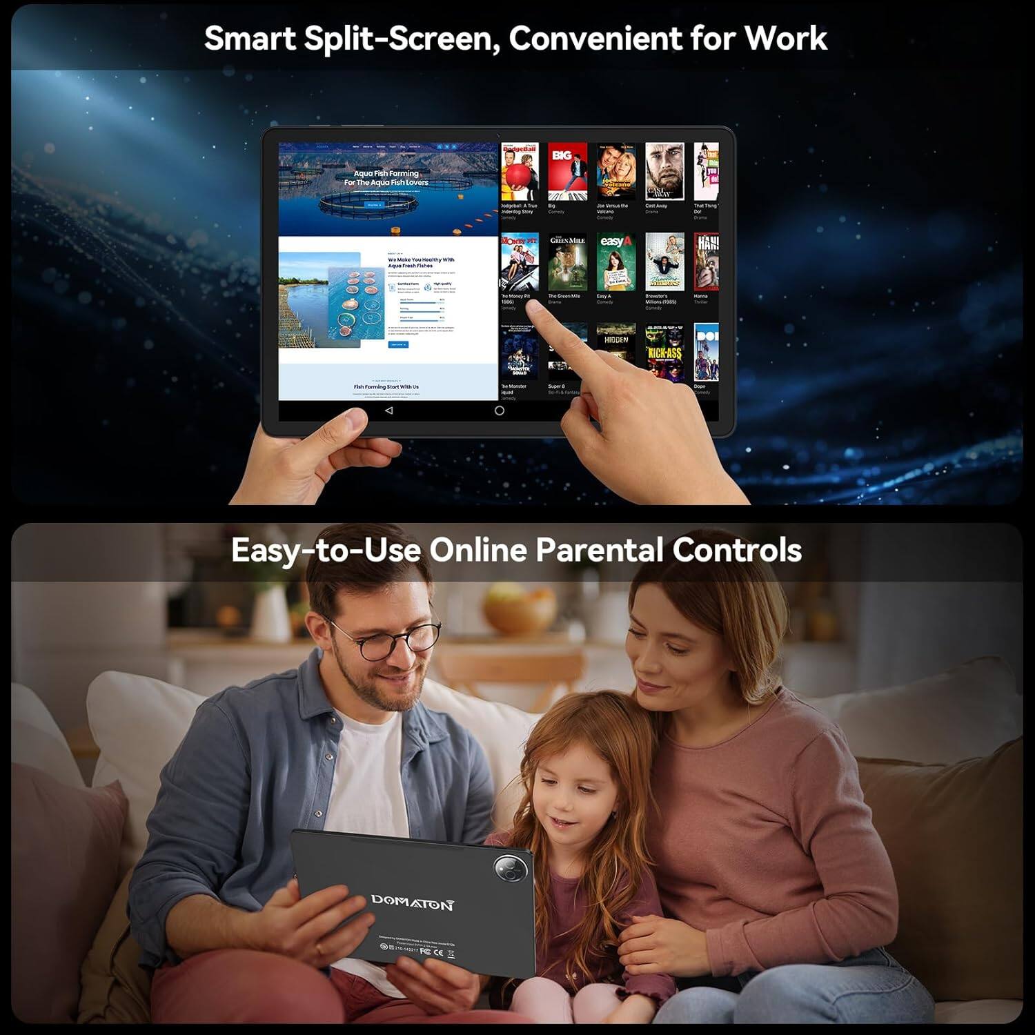 Smart Split-Screen, Convenient for Work

BIG
Aqua Fish Farming For The Aqua Fish Lovers
Not HAMA
is MALITA -
CairyMer easy
De Desville
Caty2
rmat Wars
-
DOI NICK-ASS
Fat/omingSortWit With
terWatsler
son

Easy-to-Use Online Parental Controls

DOMATON