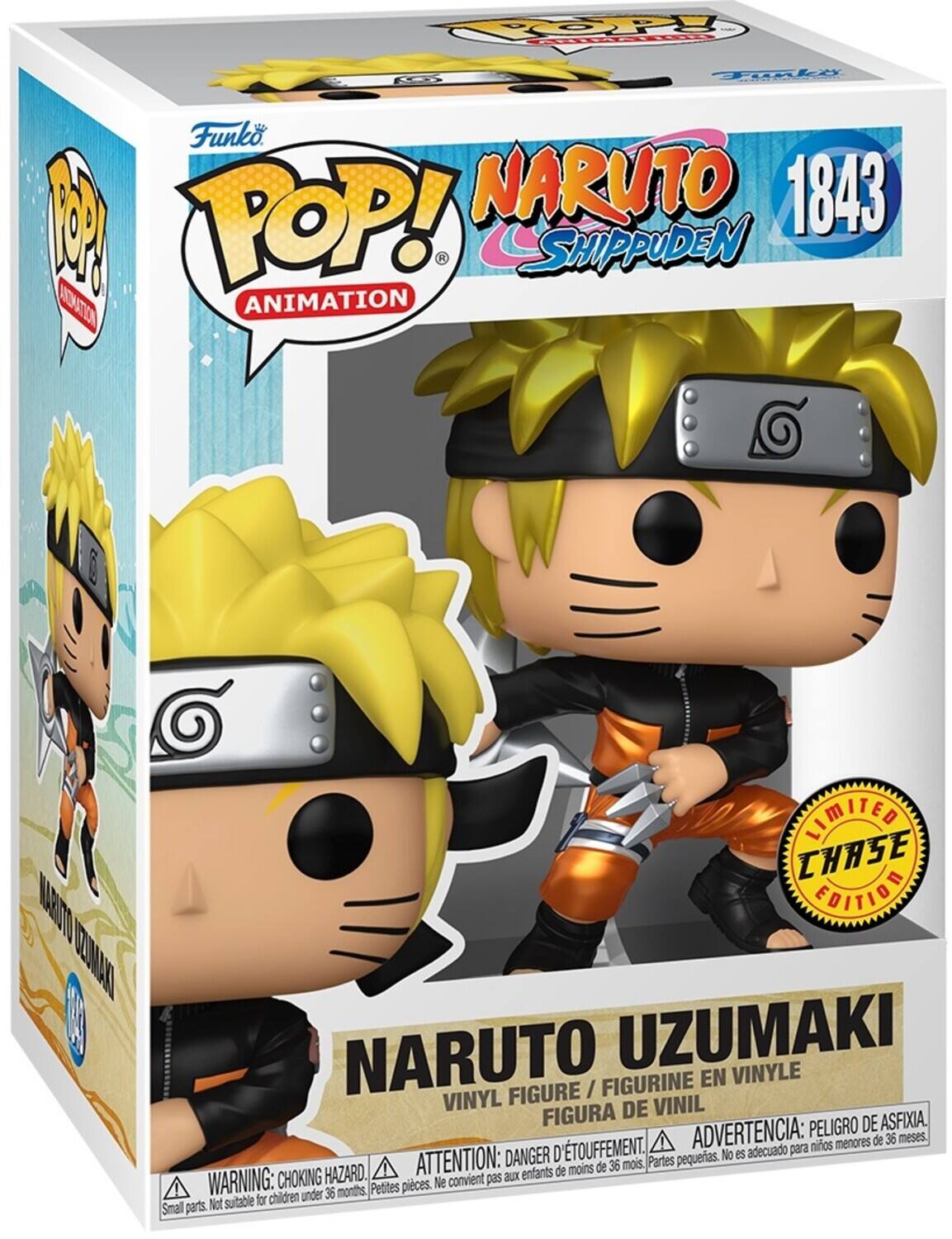 HOP OTL ike Funko. 1 POP! NARUTO 1843 SHIPPUDEN ANIMATION LIMITED CHASE EDITION NARUTO UZUMAKI FIGURINE EN VINYLE FIGURE / VINYL DE VINIL FIGURA PELIGRO DE ASFIXIA. D'TOUFFEMENT. ADVERTENCIA: para niños menores de 36 meses. DANGER pequeñas. No es adecuado HAZARD. ATTENTION: auxiliant enfants de moins de 36 mois. Parties petites. Ne convient pas aux enfants de moins de 36 mois. Small parts. Not suitable for children under 36 months.