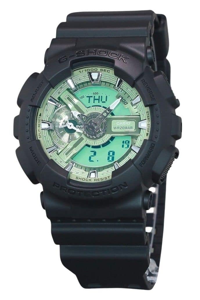 Casio | | G-Shock Analog Digital Resin Strap Dial Quartz GA-110CD-1A3 200M Men's Watch | Mint Green | Best Buy