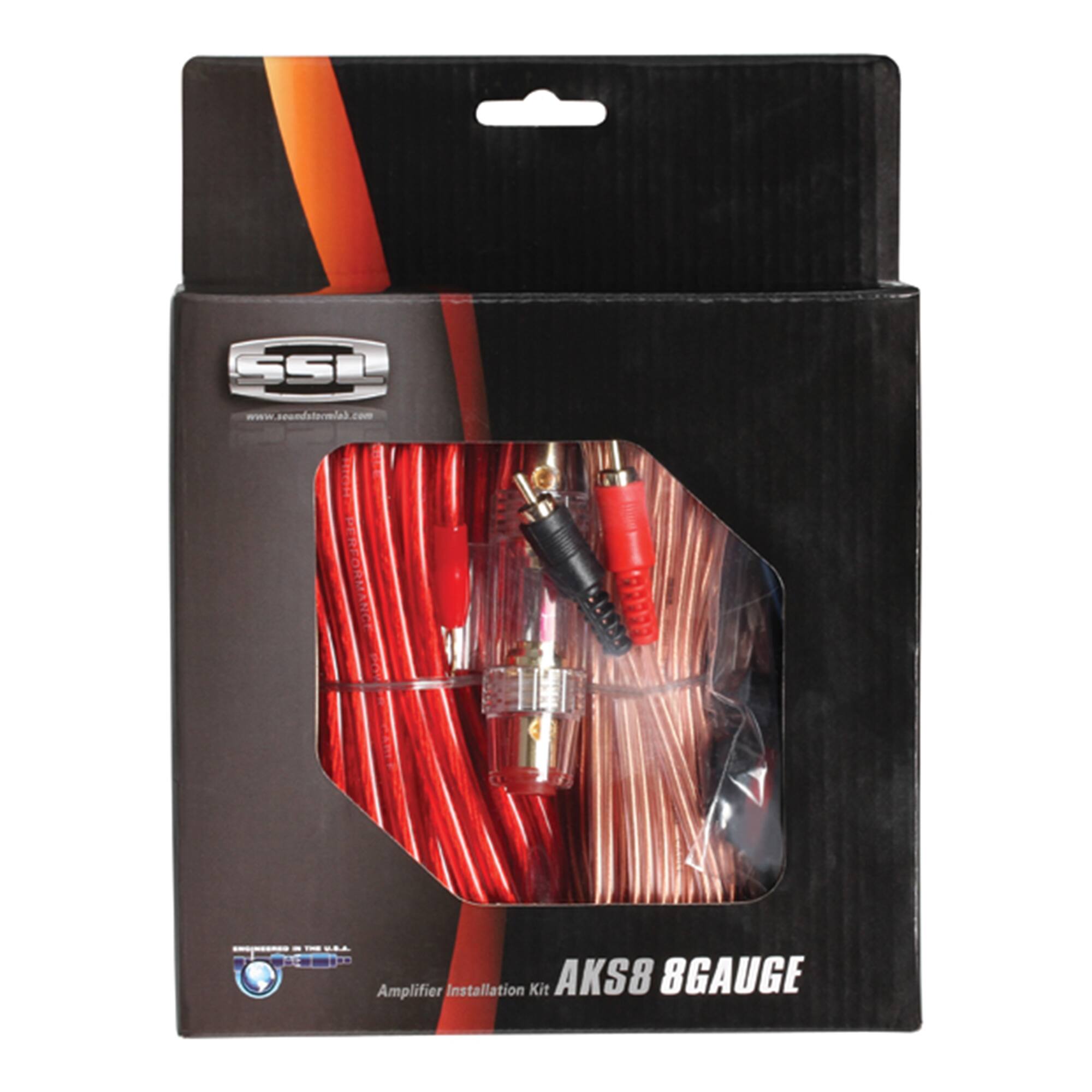 GSI www.soandstormiak.com  
19 2  
Amplifier Installation Kit AKS8 8GAUGE