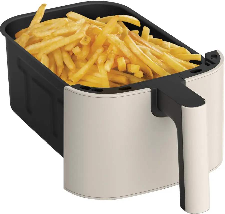 Alt View 12. bella PRO - 4-qt. Touchscreen Slim Air Fryer - Oatmilk.