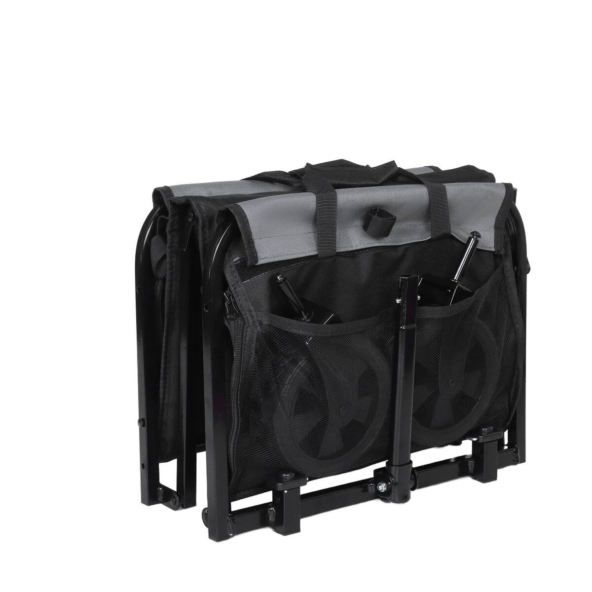 Alt View 9. Loheer - Loheer 3 in 1 Collapsible Utility Wagon, Foldable Wagon with 220 lb Capacity for Camping, Shopping and Pet Rides.