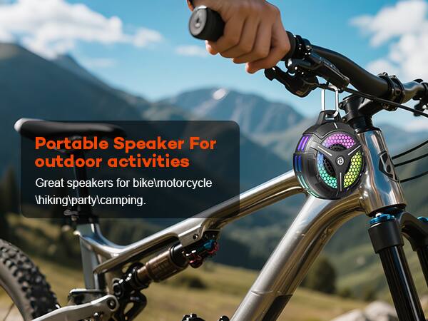 Portable Speaker For outdoor activities  
Great speakers for bike/motorcycle hiking/party/camping.