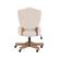 Alt View 12. Linon Home Décor - Upholstered Barrel Swivel Office Chair - Natural.