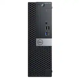 Dell - Refurbished Excellent - Optiplex 7060 SFF Desktop PC, Intel core i7-8700 up to 4.6Ghz, 16GB DDR4 RAM, 256GB SSD, Built-in WiFi, Win11 Pro - Black