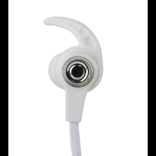 Front. Vivitar - MUZ3005-WHT-OD Bluetooth Headphones - Earbud - Built-in microphone - Rechargeable Battery - White - White.