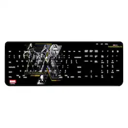 Keyscaper - Marvel Badge Wireless USB Keyboard - Thunderbolts 3