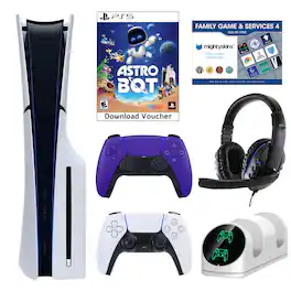 PS5 Slim Astro Bot Console with Accessories, Voucher & Extra DualSense - PlayStation 5
