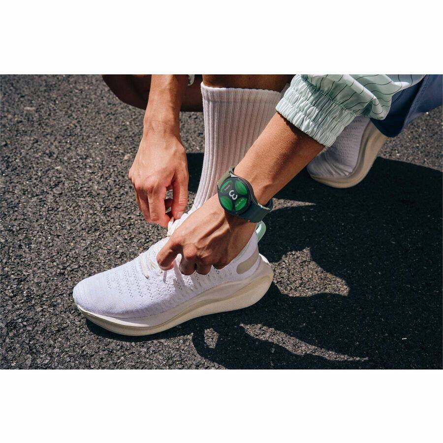 Alt View 2. Samsung - Samsung Galaxy Watch7 44mm, Silver, LTE - 44.4 mm - 44.4 mm - Heart Rate Monitor - Camera - Heart Rate, Sleep Quality, S - Silver.