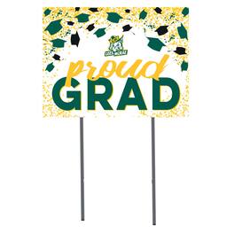 Jardine - Lees-McRae Bobcats 18" x 24" Proud Grad Yard Sign - White