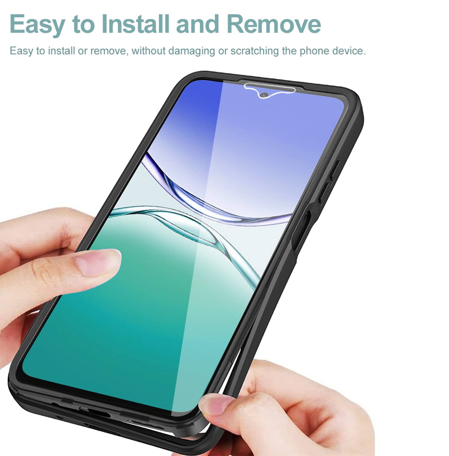 Easy to Install and Remove

Easy to install or remove, without damaging or scratching the phone device.