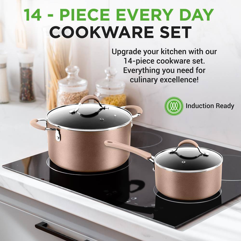 14 - PIECE EVERY DAY COOKWARE SET

Upgrade your kitchen with our 14-piece cookware set. Everything you need for culinary excellence!

Induction Ready